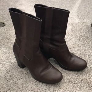 Cole Haan “Sara” Short Boot Brown